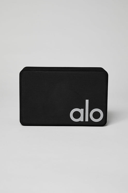 alo Men's Uplifting Yoga Block - Black/Silver