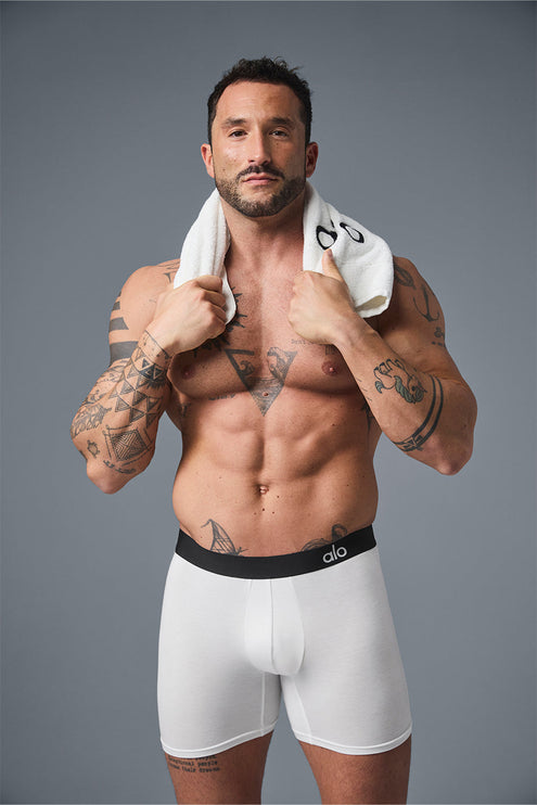 alo Men's Day and Night Boxer - White
