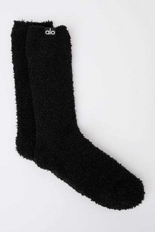 alo Women's Women's Plush Lush Sock - Black