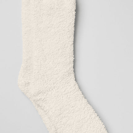 alo Women's Women's Plush Lush Sock - Ivory