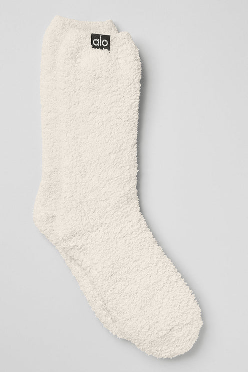alo Women's Women's Plush Lush Sock - Ivory