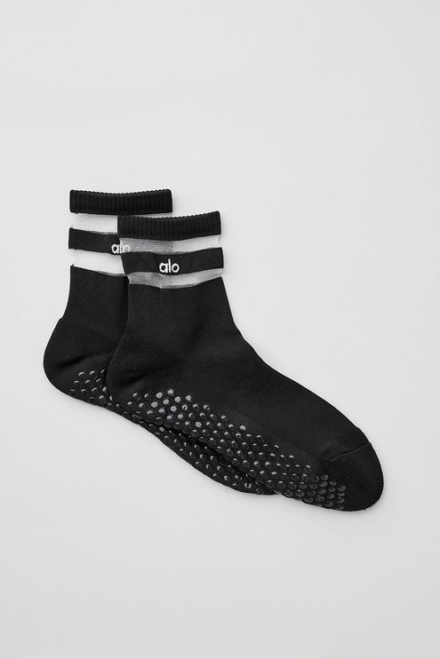 alo Women's Women's Pulse Grip Sock - Black