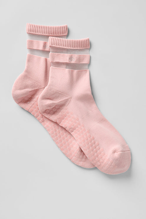 alo Women's Women's Pulse Grip Sock - Pink Quartz