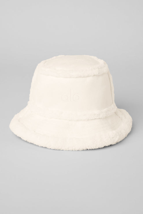 alo Men's Winterfun Bucket Hat - Ivory