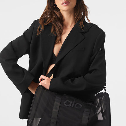 alo Women's Sheer Duffle - Black