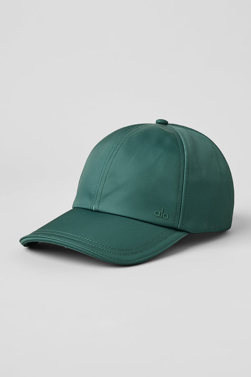 alo Men's Satin Off-Duty Cap - Winter Ivy