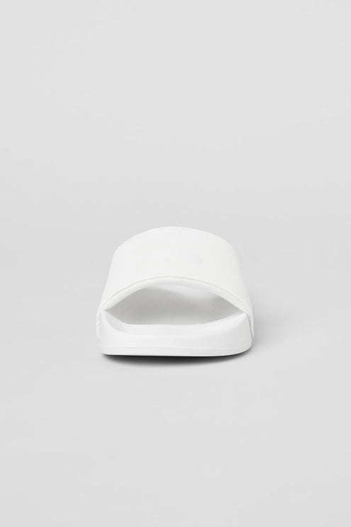 alo Women's Unisex It Slide - White
