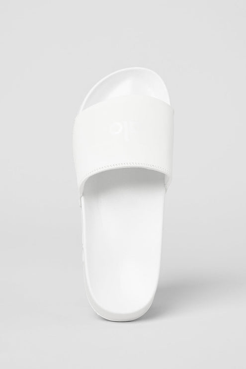 alo Women's Unisex It Slide - White