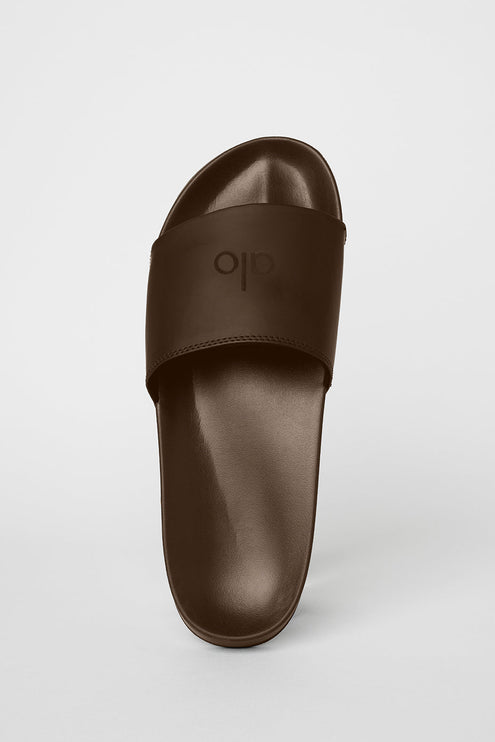 alo Women's Unisex It Slide - Espresso