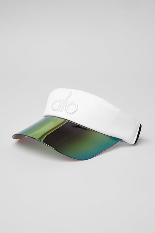 alo Women's Airlift Solar Visor - White
