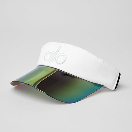 alo Men's Airlift Solar Visor - White