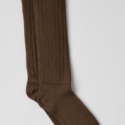 alo Women's Unisex Scrunch Sock - Espresso