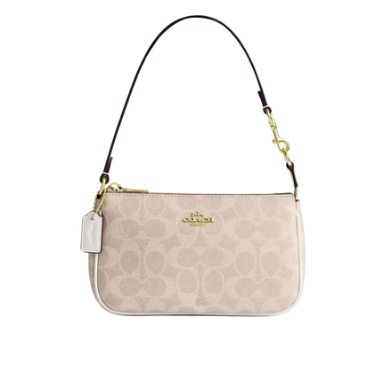 Coach Women's Nolita 19 In Signature Canvas Gold/Sand/Chalk