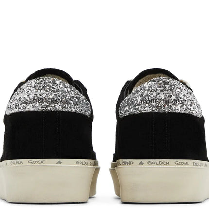 Golden Goose Women's Hi-Star Black Suede Glitter