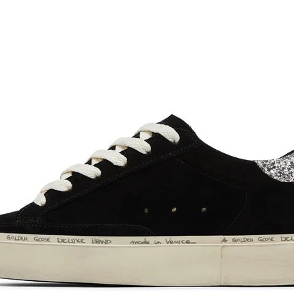 Golden Goose Women's Hi-Star Black Suede Glitter