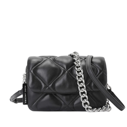 Marc Jacobs Women's Small Quilted Pillow Bag Black