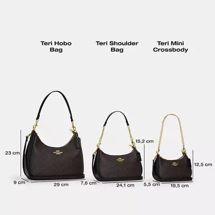 Coach Women's Teri Mini Crossbody Bag Gold/Black