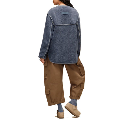 UGG Women's Emmersyn UGGbraid Jacket Tahoe Blue