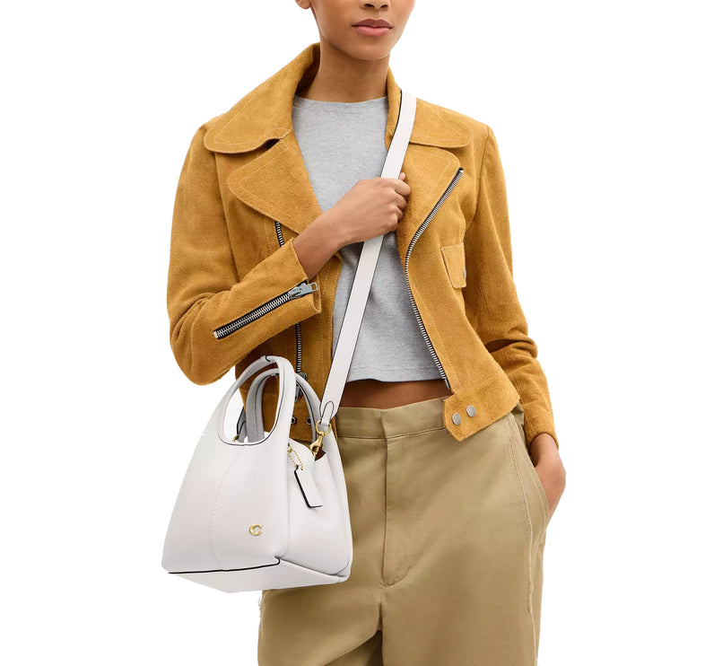 Coach Women's Lana Shoulder Bag 23 Brass/Chalk