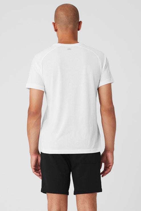 alo Men's Triumph Raglan Tee - White