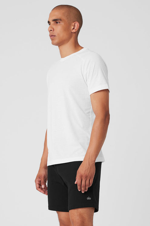 alo Men's Triumph Raglan Tee - White