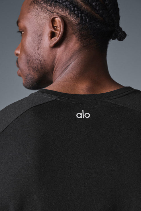 alo Men's Triumph Raglan Tee - Black