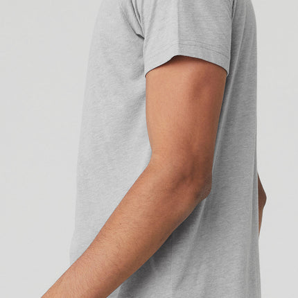 alo Men's Triumph Raglan Tee - Athletic Heather Grey