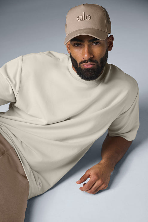 alo Men's Double Take Short Sleeve - Bone