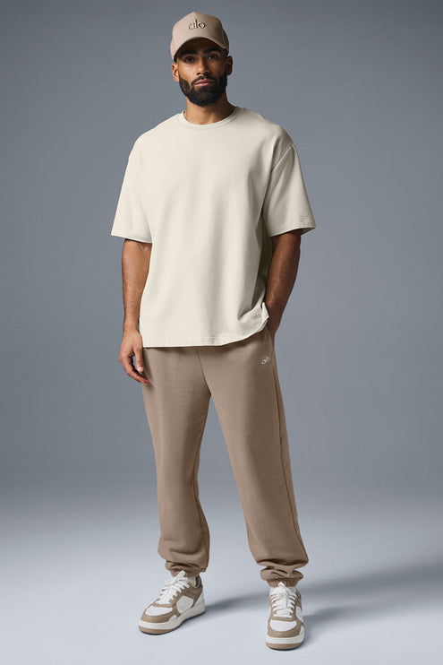 alo Men's Double Take Short Sleeve - Bone