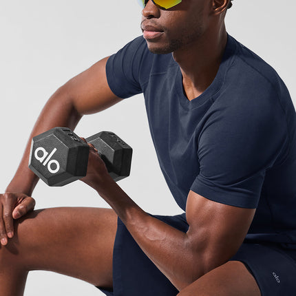 alo Men's Alo Vapor Crewneck Short Sleeve - Navy