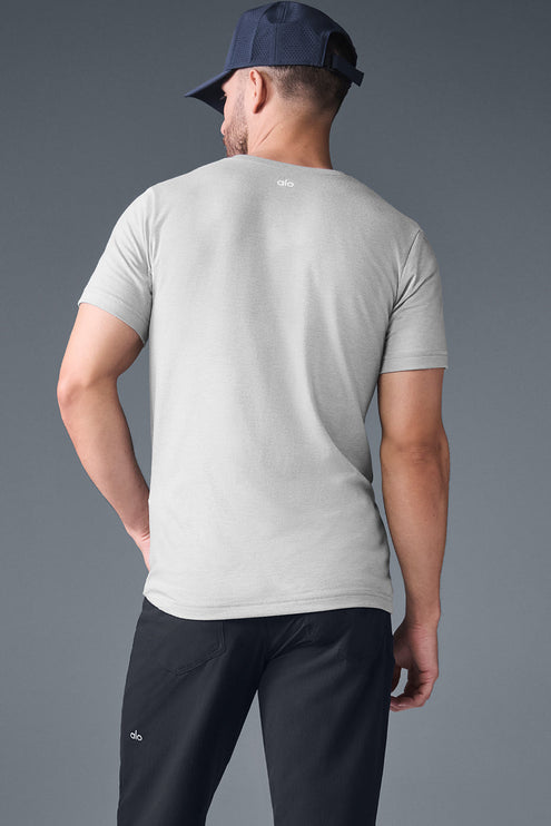 alo Men's Triumph Tee - Athletic Heather Grey