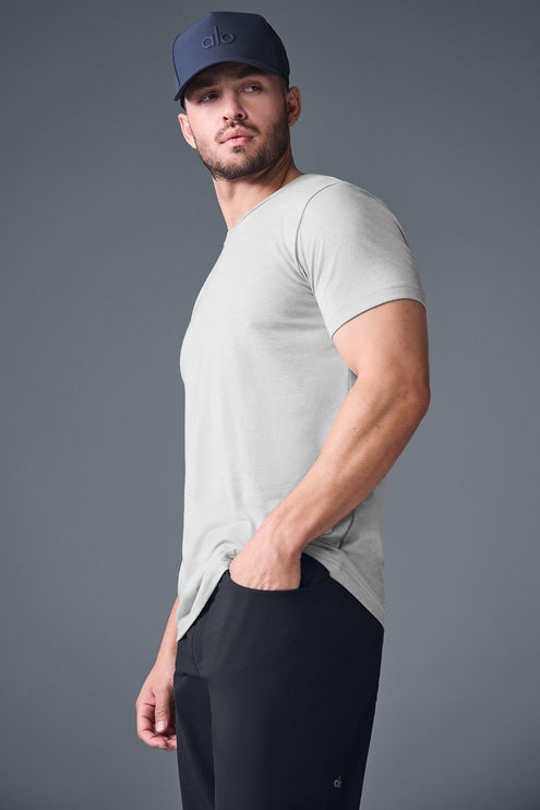 alo Men's Triumph Tee - Athletic Heather Grey
