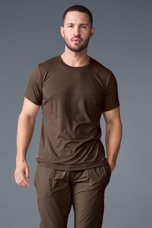alo Men's Triumph Tee - Espresso
