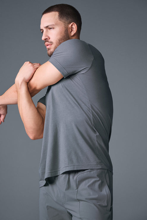 alo Men's Triumph Tee - Steel Grey