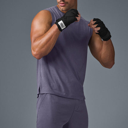 alo Men's The Triumph Muscle Tank - Italian Plum