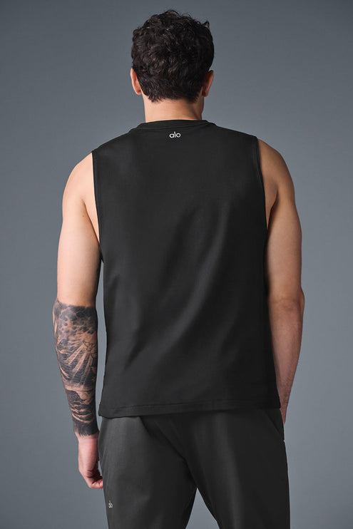 alo Men's Conquer Muscle Tank - Black