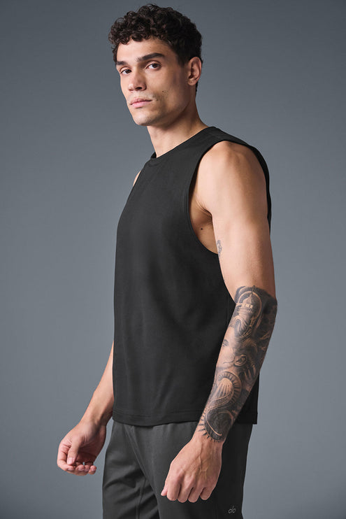 alo Men's Conquer Muscle Tank - Black