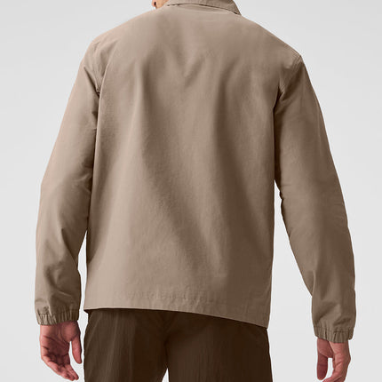 alo Men's Torrent Overshirt - Gravel