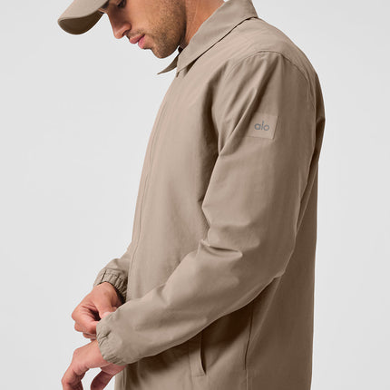 alo Men's Torrent Overshirt - Gravel