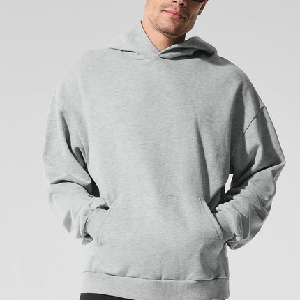 alo Men's Chill Hoodie - Athletic Heather Grey
