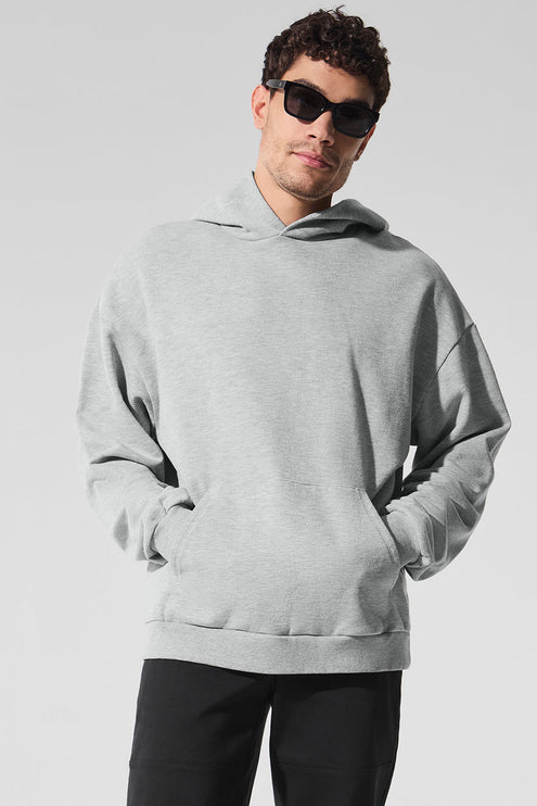 alo Men's Chill Hoodie - Athletic Heather Grey