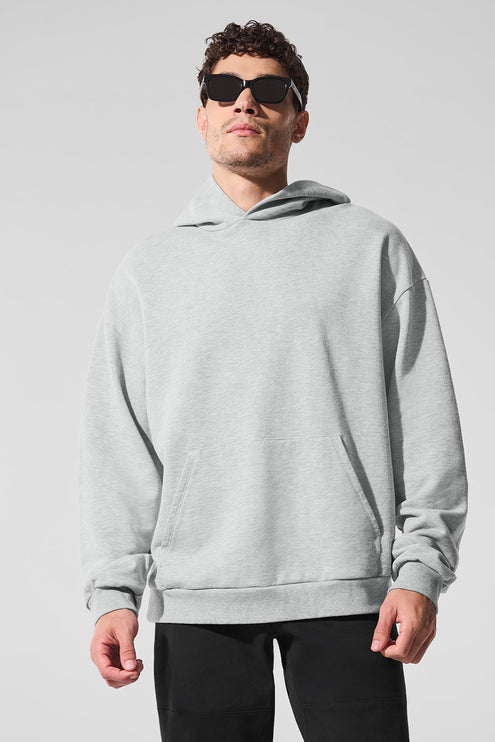 alo Men's Chill Hoodie - Athletic Heather Grey