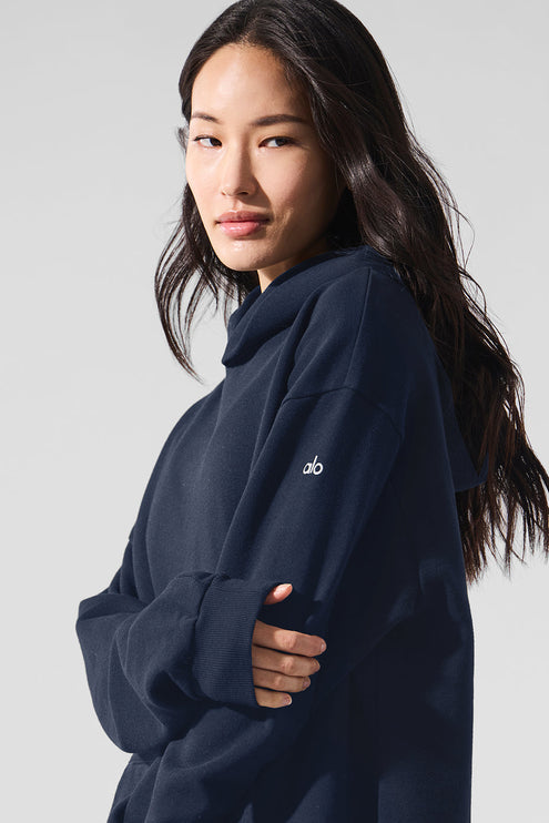 alo Women's Chill Hoodie - Navy