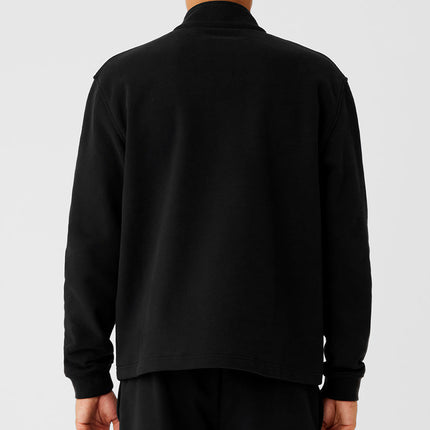 alo Men's Renown Heavy Weight 1/4 Zip - Black