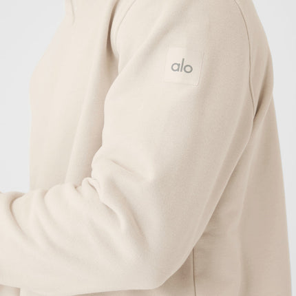 alo Men's Renown Heavy Weight 1/4 Zip - Bone