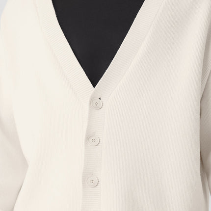 alo Men's Scholar Cardigan Sweater - Ivory