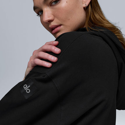alo Women's Double Take Hoodie - Black