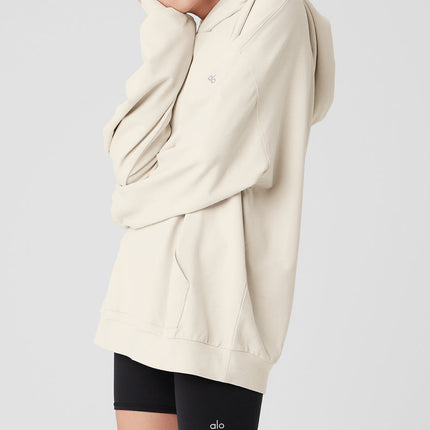 alo Women's Double Take Hoodie - Bone