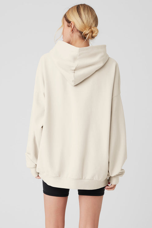 alo Women's Double Take Hoodie - Bone