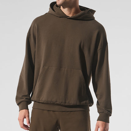 alo Men's Double Take Hoodie - Espresso